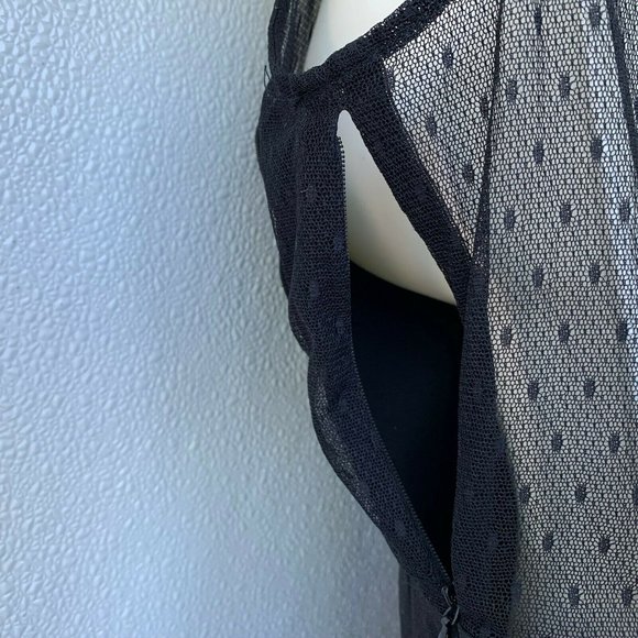 BCBGeneration Women's Dress Size 6 Black Mini Lace - Picture 4 of 9